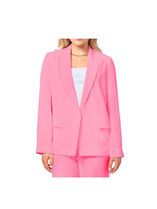 York & Lane Jackets & Blazers - Travel Blazer Rosy Pink Wrinkle Resistant, With Convenient Packable Bag
